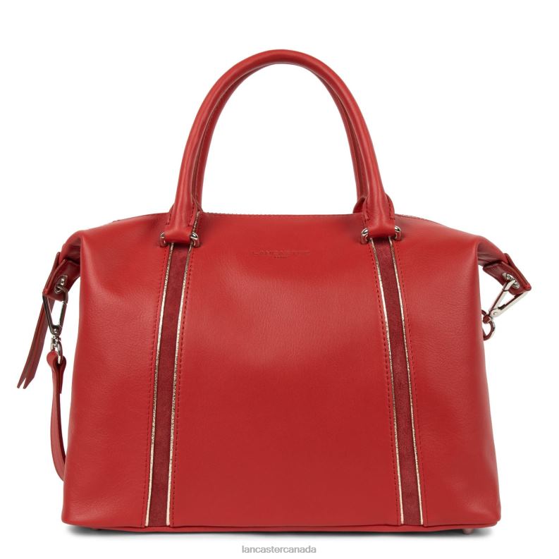 Women Tote Bag Soft Melody 4J6H2991 Bag Rouge Lancaster Paris