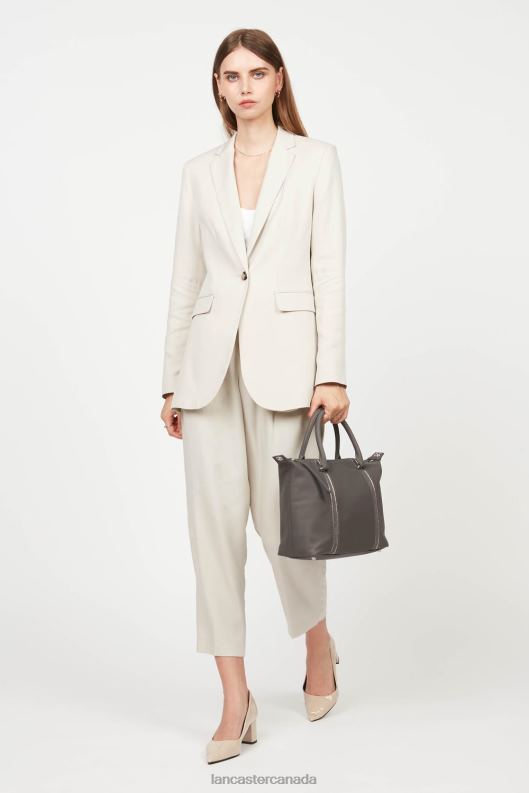 Women Tote Bag Soft Melody 4J6H2992 Bag Gris Lancaster Paris