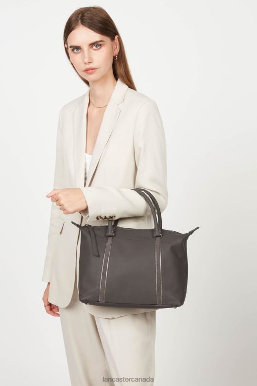 Women Tote Bag Soft Melody 4J6H2992 Bag Gris Lancaster Paris