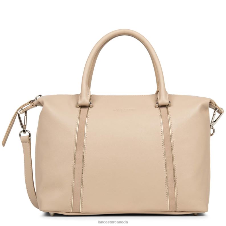 Women Tote Bag Soft Melody 4J6H2995 Bag Cappuccino Lancaster Paris