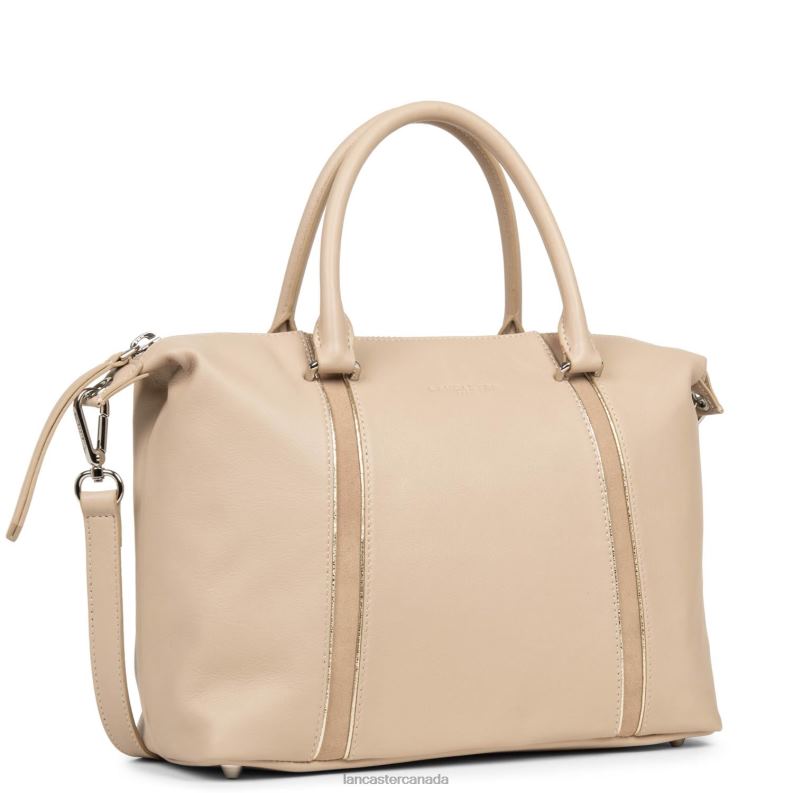 Women Tote Bag Soft Melody 4J6H2995 Bag Cappuccino Lancaster Paris