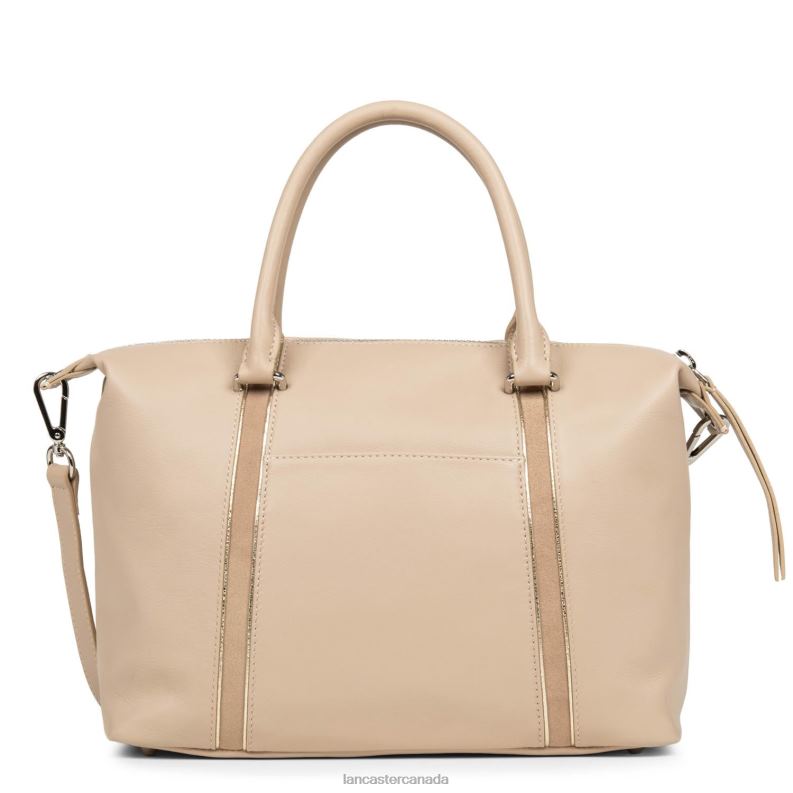 Women Tote Bag Soft Melody 4J6H2995 Bag Cappuccino Lancaster Paris