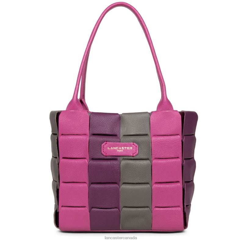 Women Tote Bag Studio Enlace 4J6H3429 Bag Fuxia Multi Lancaster Paris