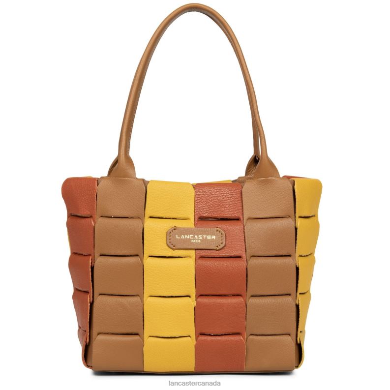 Women Tote Bag Studio Enlace 4J6H3430 Bag Terracotta Multi Lancaster Paris
