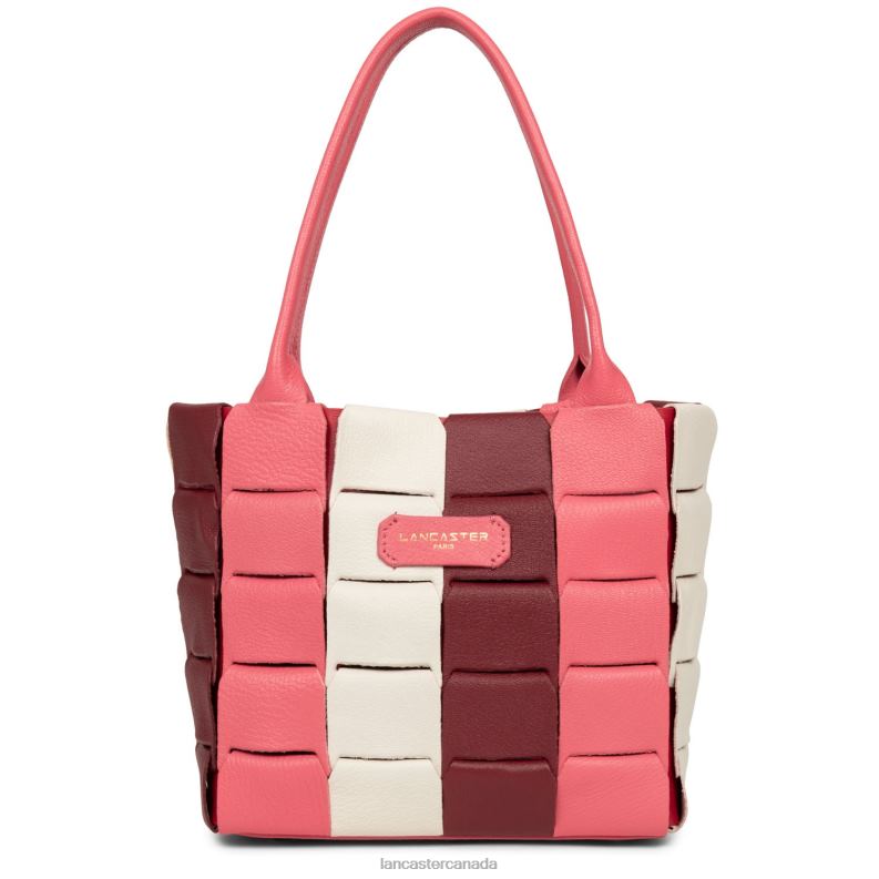 Women Tote Bag Studio Enlace 4J6H3432 Bag Rose Multi Lancaster Paris