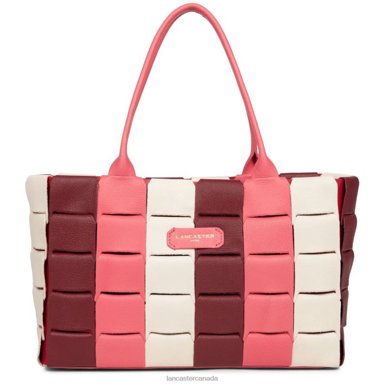 Women Tote Bag Studio Enlace 4J6H3440 Bag Rose Multi Lancaster Paris