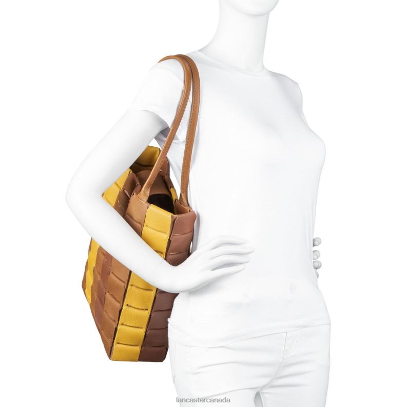 Women Tote Bag Studio Enlace 4J6H4202 Bag Terracotta Multi Lancaster Paris