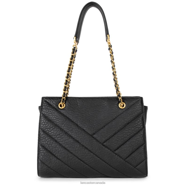 Women Tote Bag Wild Matelasse 4J6H3258 Bag Noir Lancaster Paris