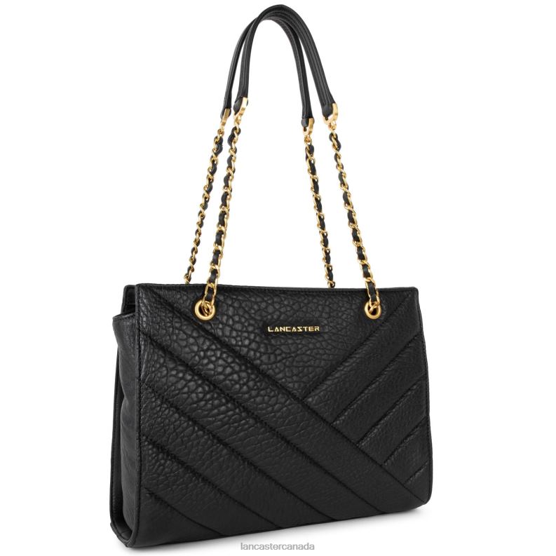 Women Tote Bag Wild Matelasse 4J6H3258 Bag Noir Lancaster Paris