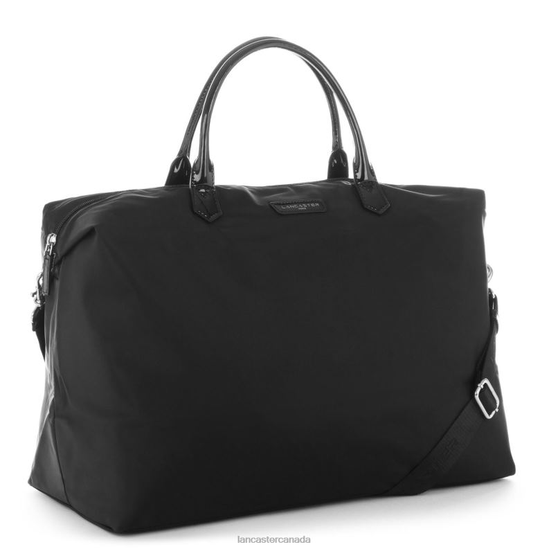 Women Weekender Bag Basic Verni 4J6H3063 Bag Noir Lancaster Paris