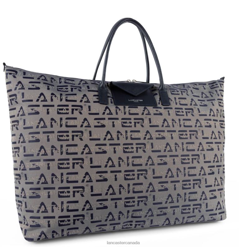 Women Weekender Bag Logo Kba 4J6H2860 Bag Bleu Fonce Lancaster Paris