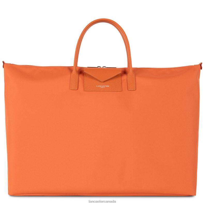 Women Weekender Bag Smart Kba 4J6H2731 Bag Orange Lancaster Paris