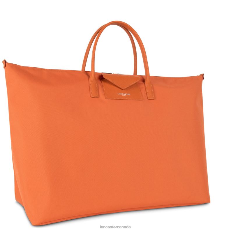Women Weekender Bag Smart Kba 4J6H2731 Bag Orange Lancaster Paris