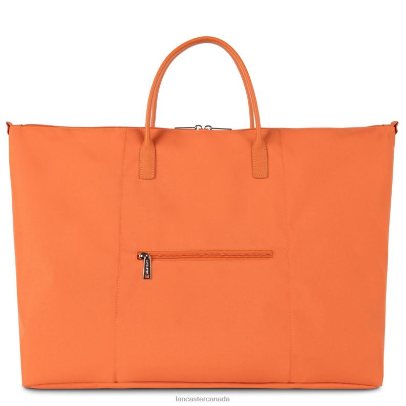Women Weekender Bag Smart Kba 4J6H2731 Bag Orange Lancaster Paris