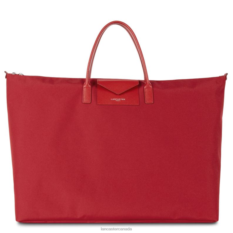 Women Weekender Bag Smart Kba 4J6H2732 Bag Rouge Lancaster Paris