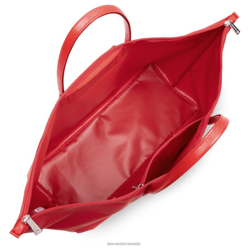 Women Weekender Bag Smart Kba 4J6H2732 Bag Rouge Lancaster Paris