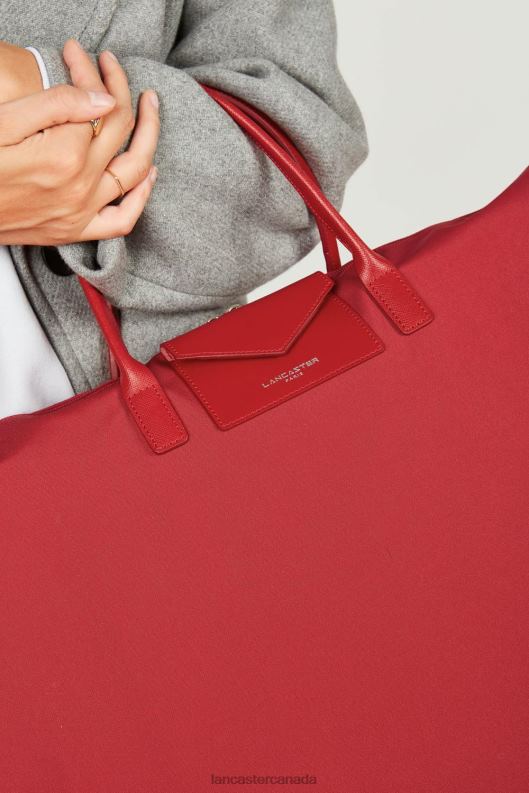 Women Weekender Bag Smart Kba 4J6H2732 Bag Rouge Lancaster Paris