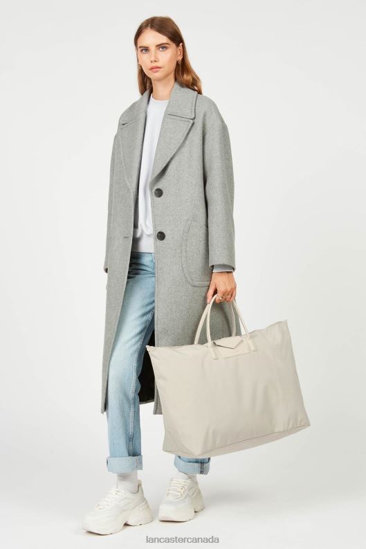 Women Weekender Bag Smart Kba 4J6H2734 Bag Ecru Lancaster Paris