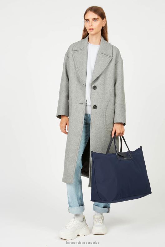 Women Weekender Bag Smart Kba 4J6H2739 Bag Bleu Fonce Lancaster Paris