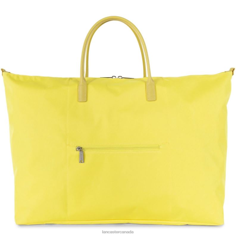 Women Weekender Bag Smart Kba 4J6H2741 Bag Citron Lancaster Paris