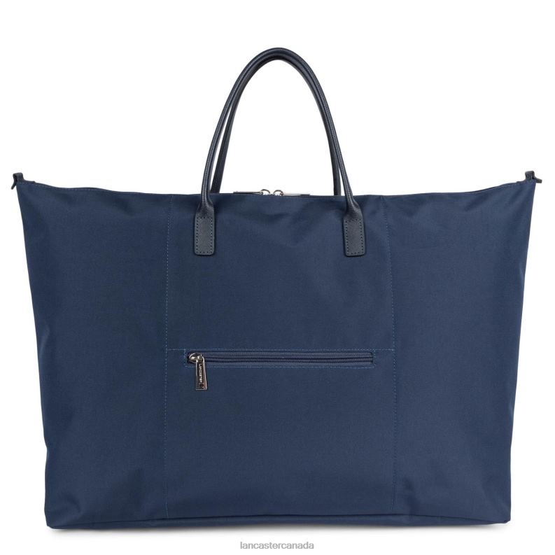 Women Weekender Bag Smart Kba 4J6H2744 Bag Bleu Fonce-Bleu Paon Lancaster Paris