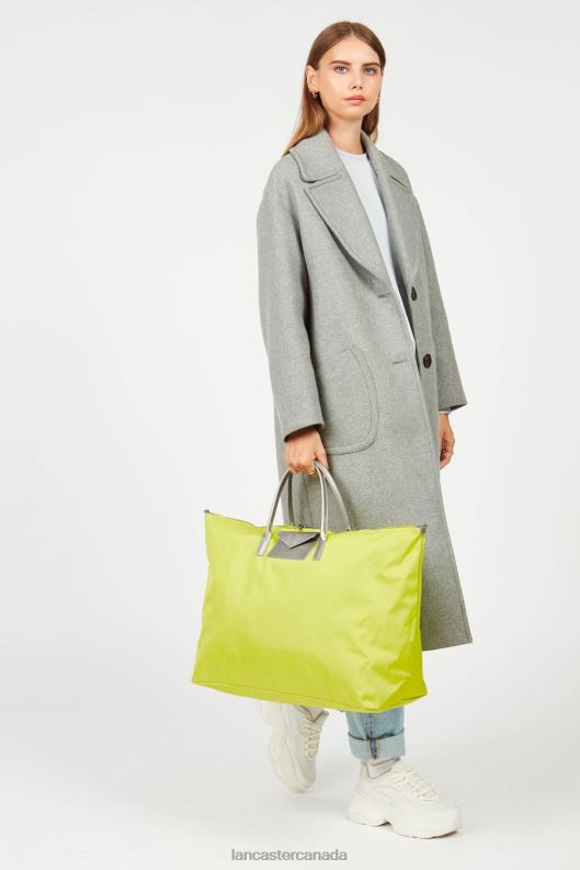 Women Weekender Bag Smart Kba 4J6H2747 Bag Celeri Lancaster Paris