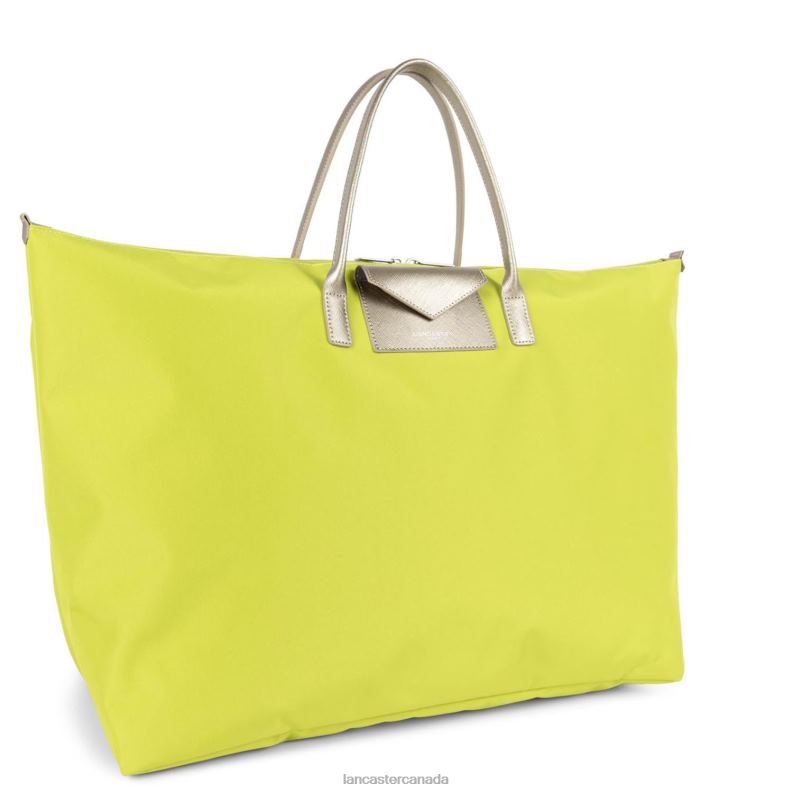 Women Weekender Bag Smart Kba 4J6H2747 Bag Celeri Lancaster Paris